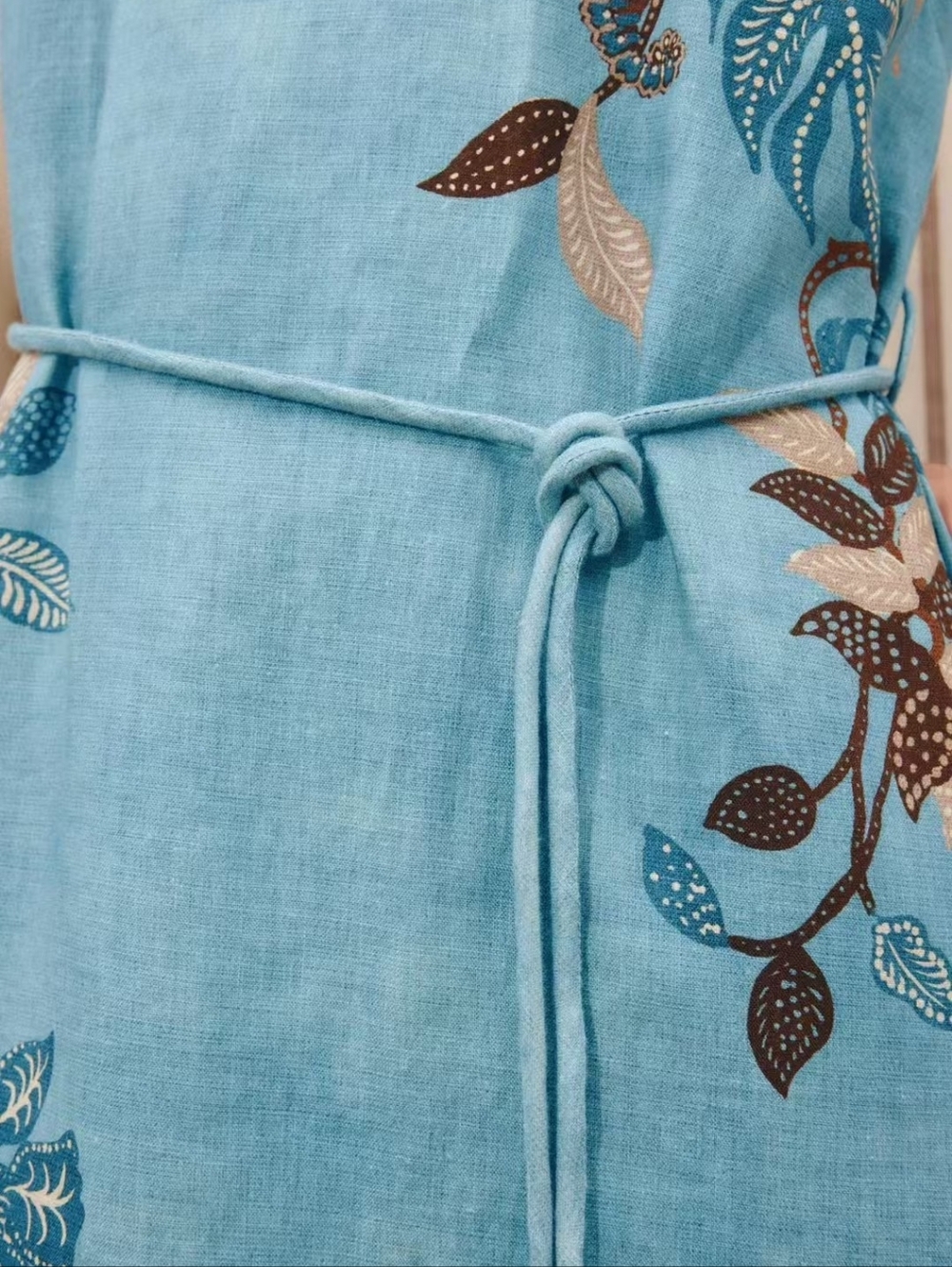 ALEMAIS Georgie printed linen midi dress - Picture 4 of 13